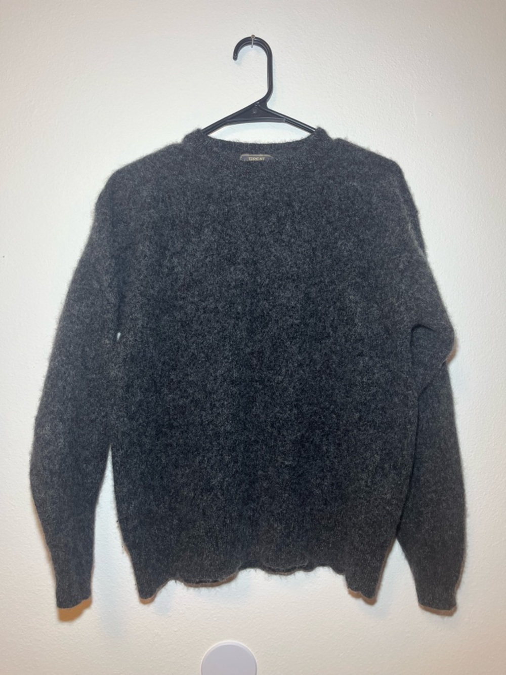 Great Northwest Clothing Company Unisex Charcoal Crewneck Pullover Sweater
